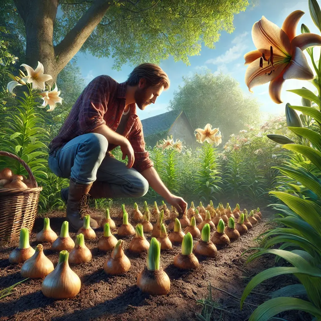 Lelijų auginimas natūraliame sode