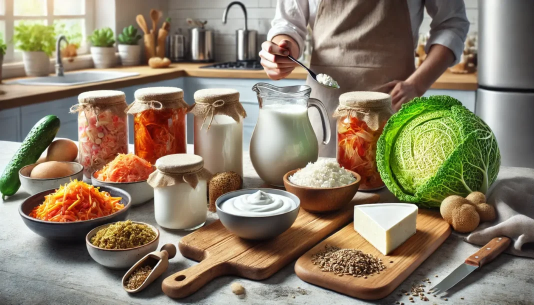 Natūralios gerosios bakterijos sveiki fermentuoti produktai