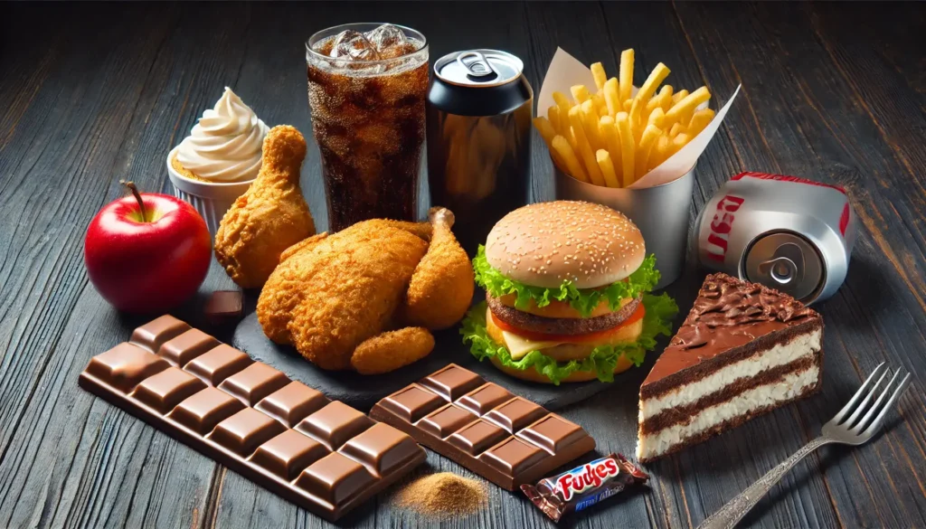 Mityba po tulžies operacijos – maisto produktai, kurių reikėtų vengti, pavyzdžiui, keptas maistas, šokoladas ir gazuoti gėrimai.