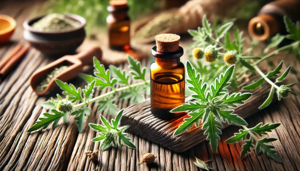 Pelyno nauda – antibakterinės ir priešgrybelinės savybės natūraliame aliejuje.