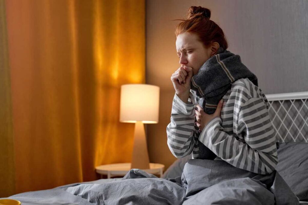 užsitęsęs kosulys vargina naktį ir trukdo ramiai ilsėtis