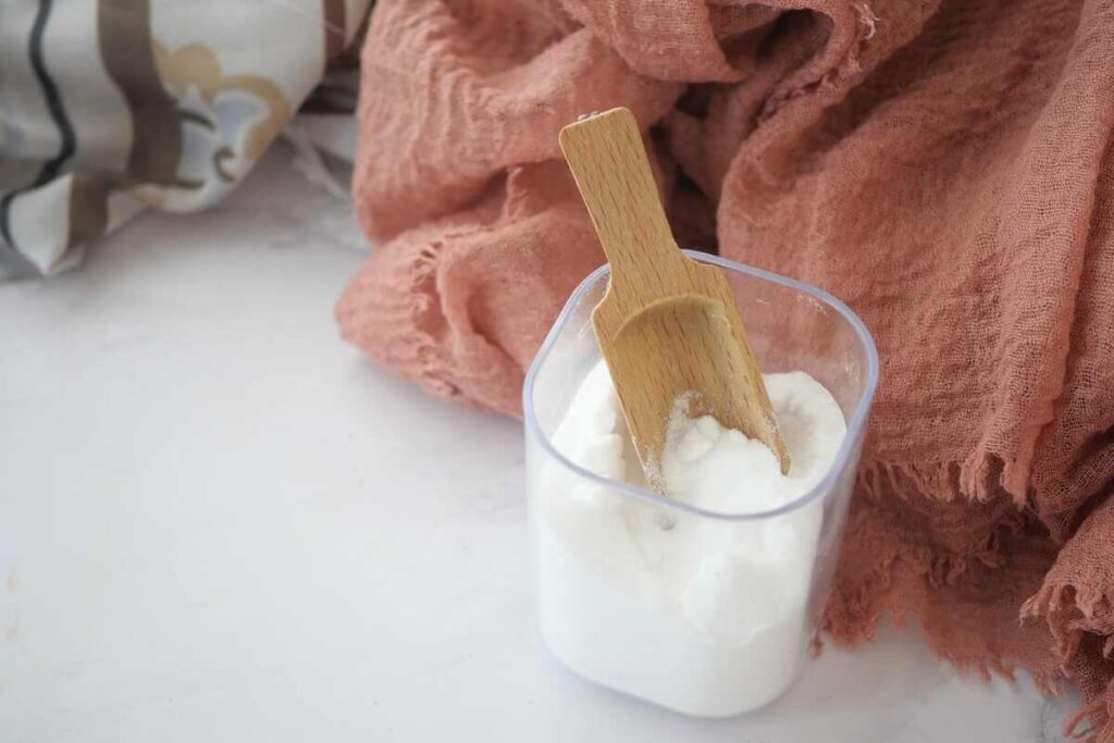 Ar soda padeda malšinti uždegimą laikant produktą skaidrioje talpoje su mediniu dozatoriumi.